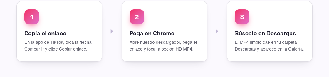 Cómo guardar videos de TikTok en Android (sin marca)