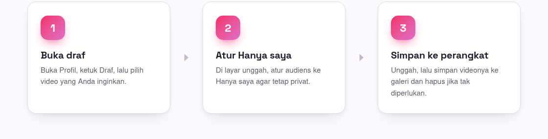 Cara Menyimpan Draf TikTok ke Galeri Ponsel